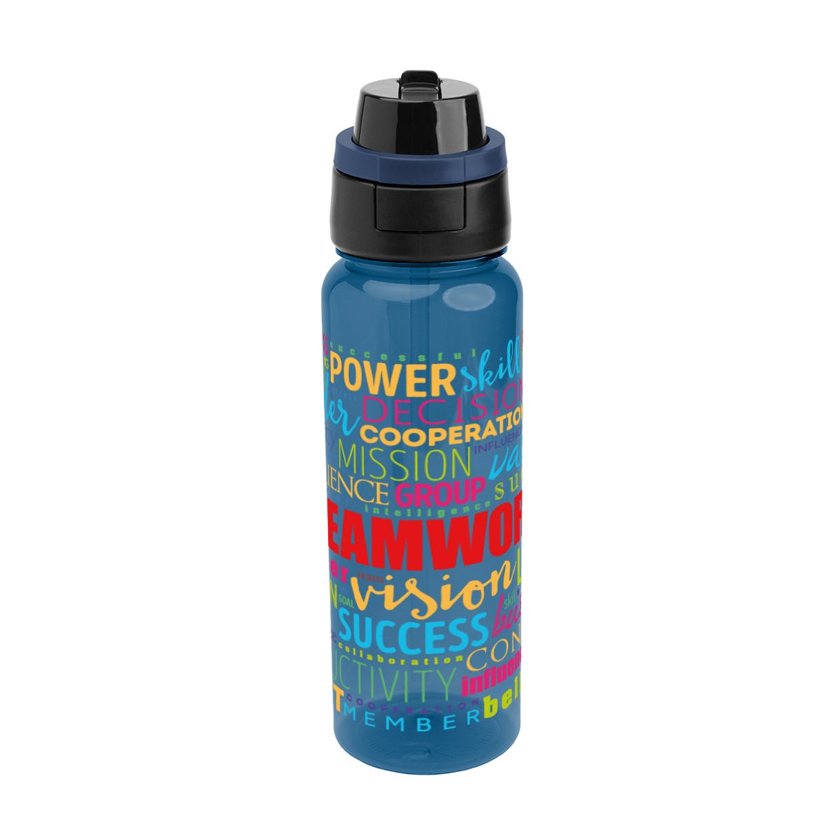 Picture of 32 Oz. Full Color Pop Sip & Chug Rpet Bottle