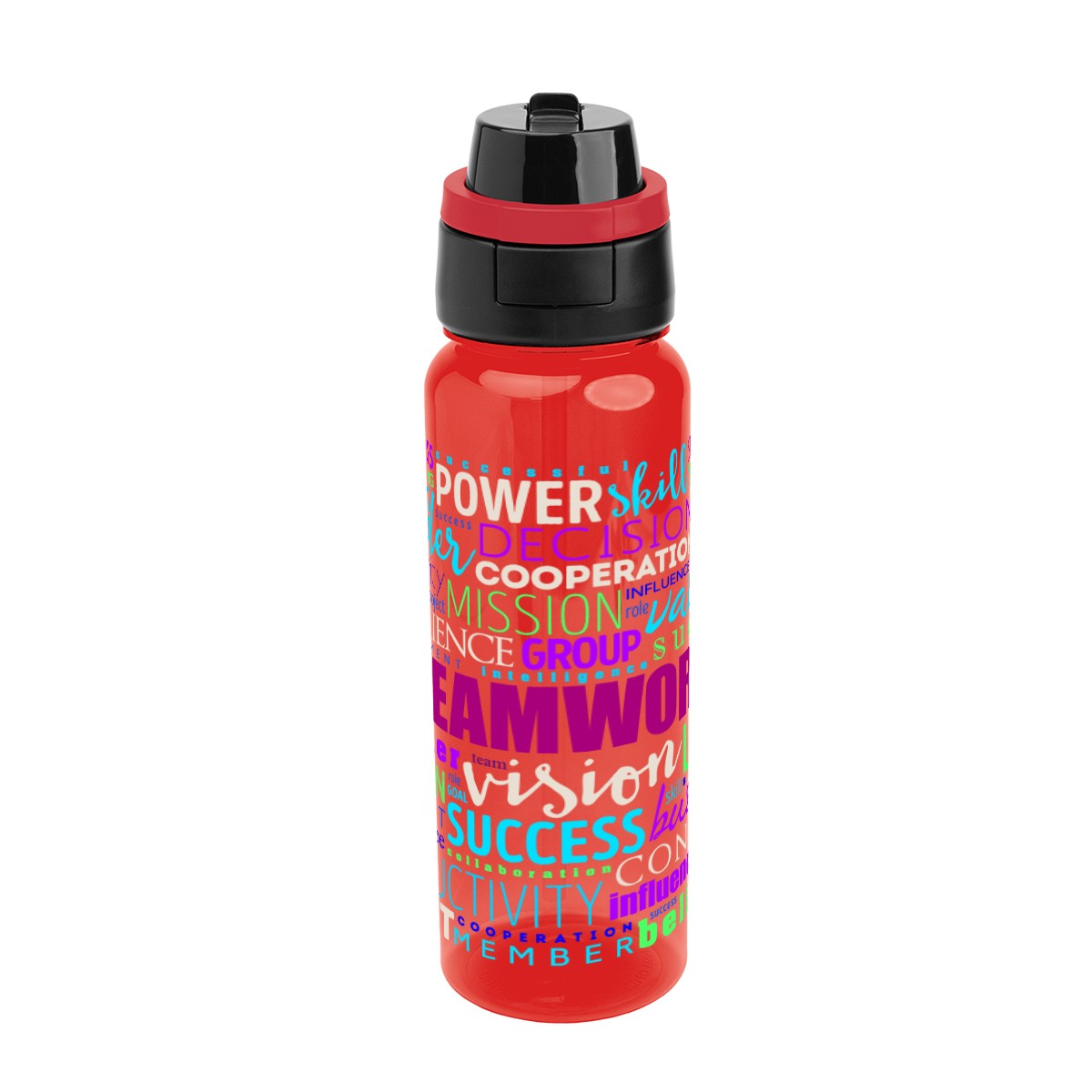 Picture of 32 Oz. Full Color Pop Sip & Chug Rpet Bottle