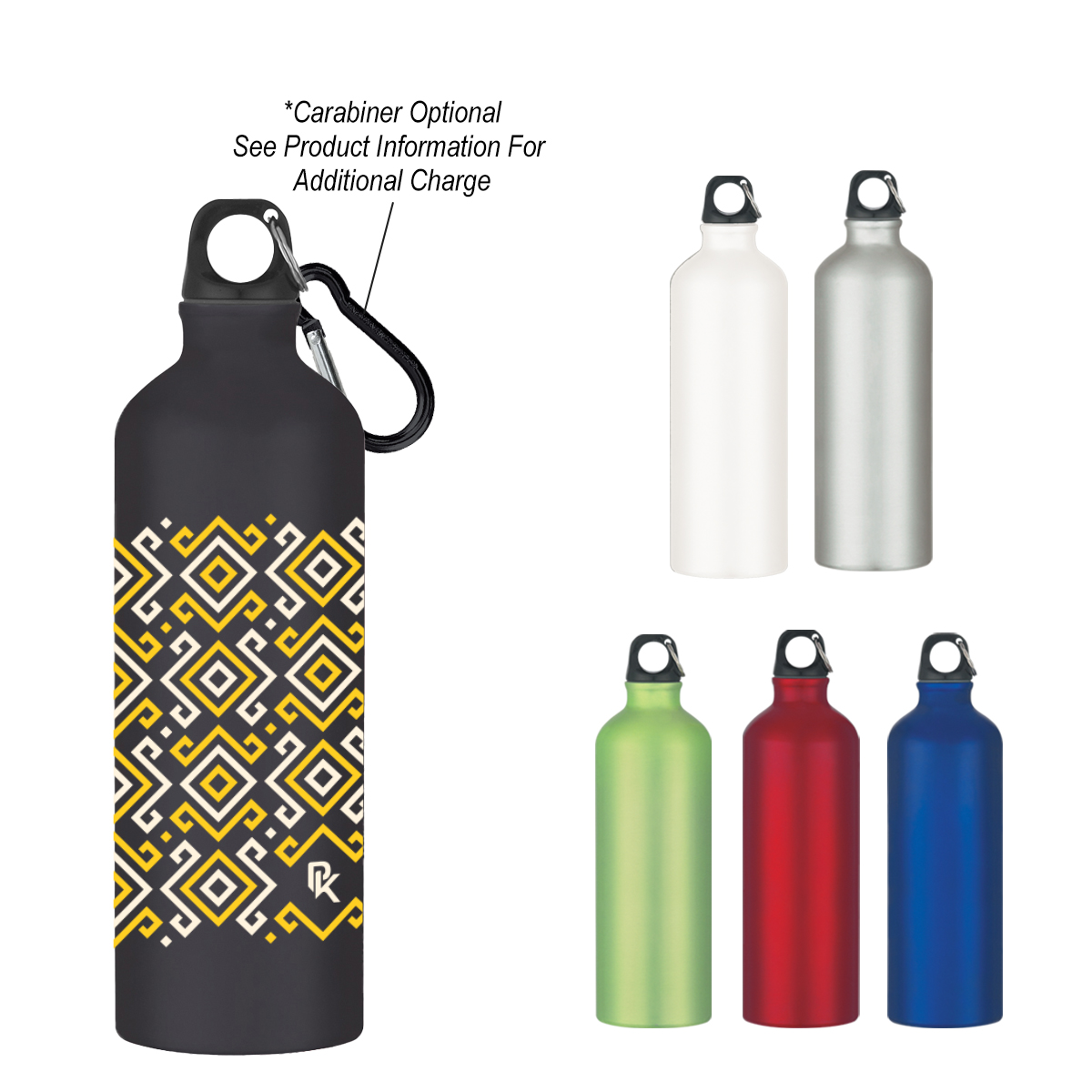 Picture of 25 Oz. Full Color Aluminum Tundra Bike Bottle