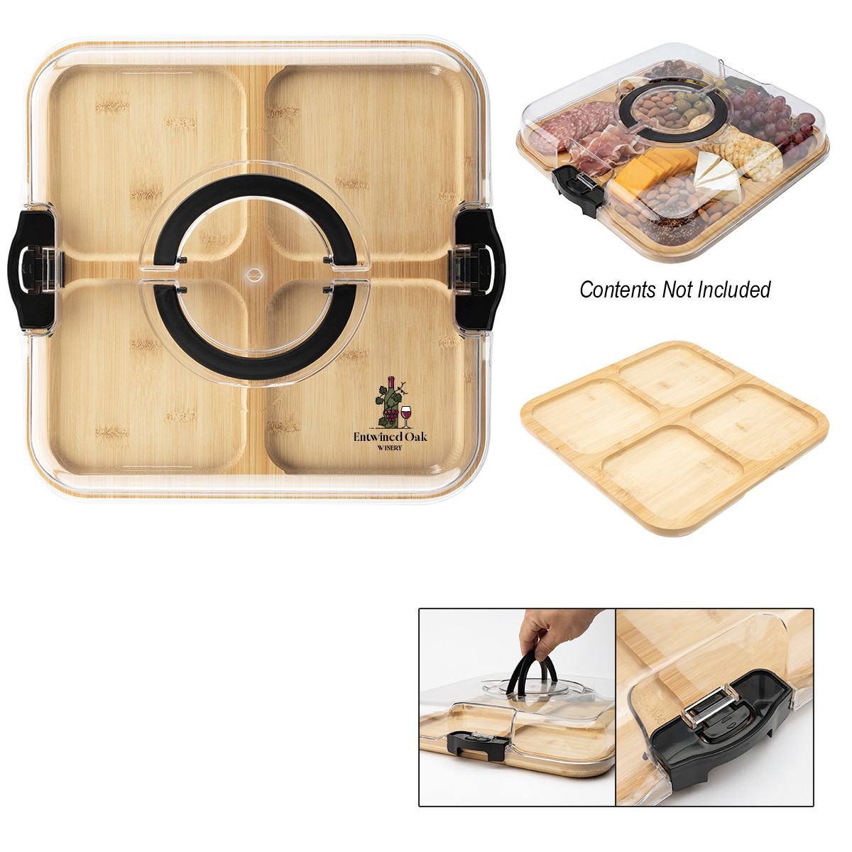 Picture of Portable Charcuterie Board With Lid
