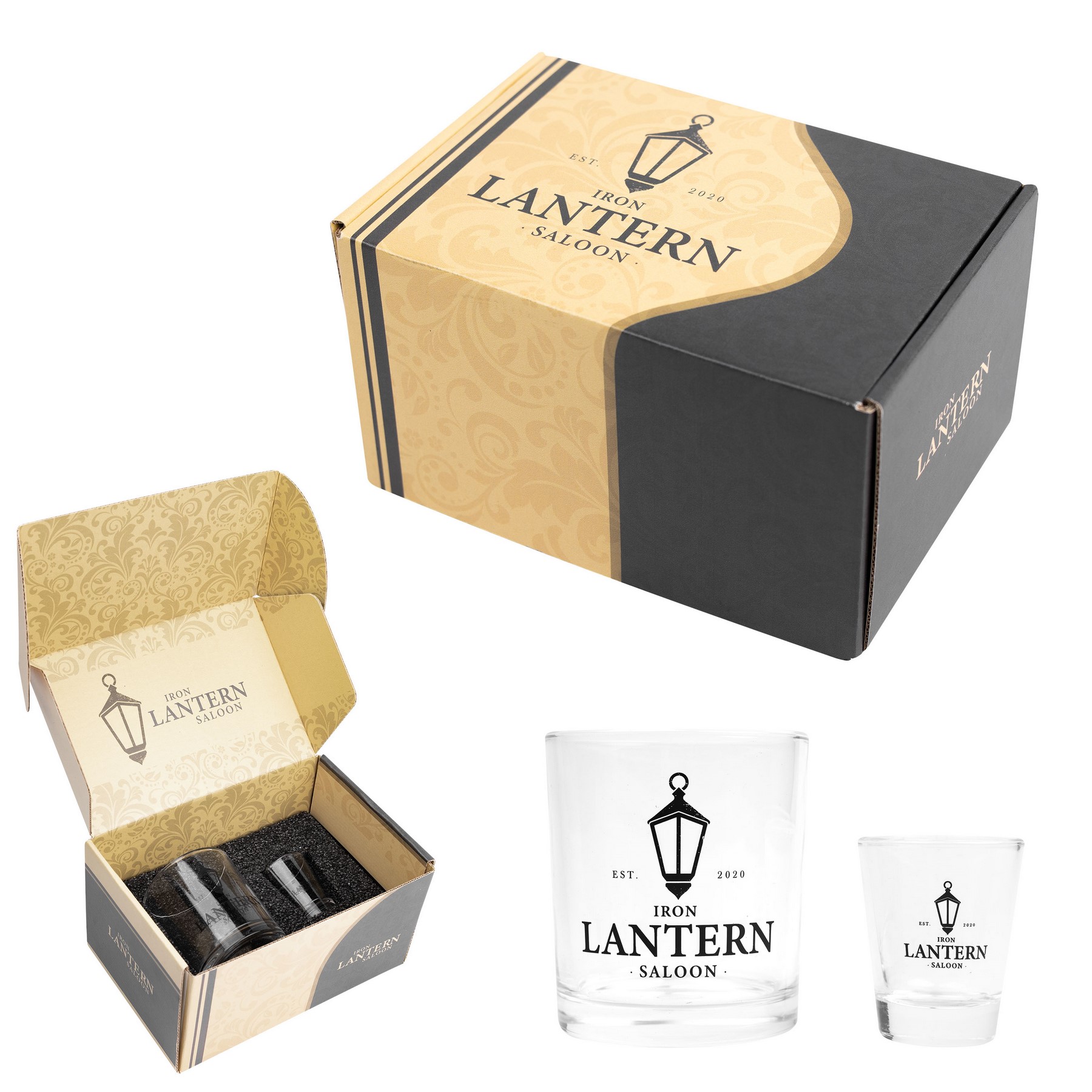 Picture of Whiskey Duo Gift Set With Custom Box
