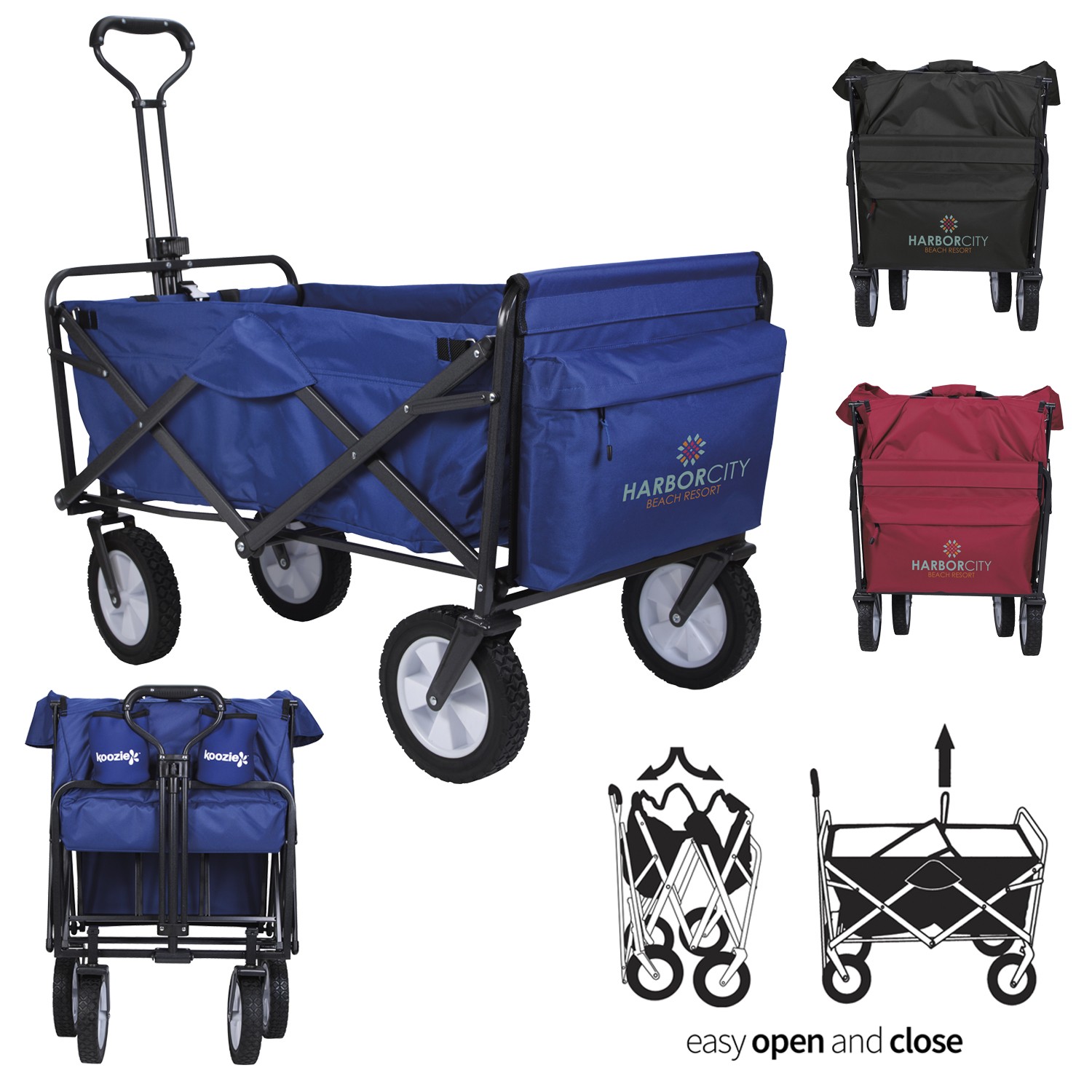 Picture of Koozie® Collapsible Folding Wagon
