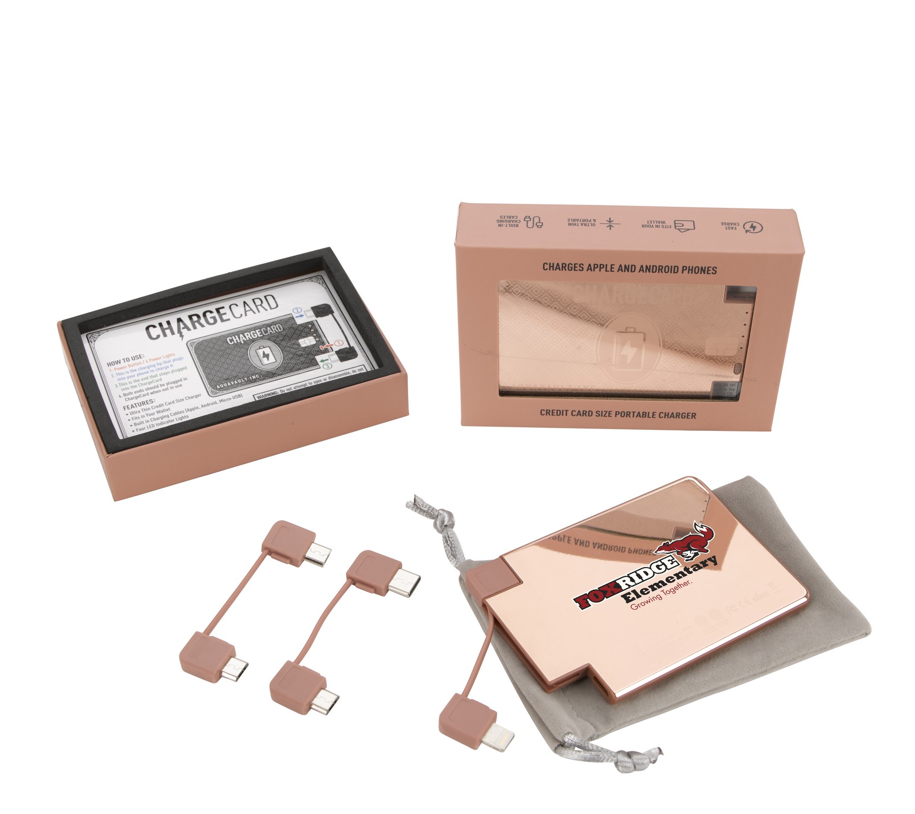 Picture of AquaVault® ChargeCard Power Bank 2,300 mAh