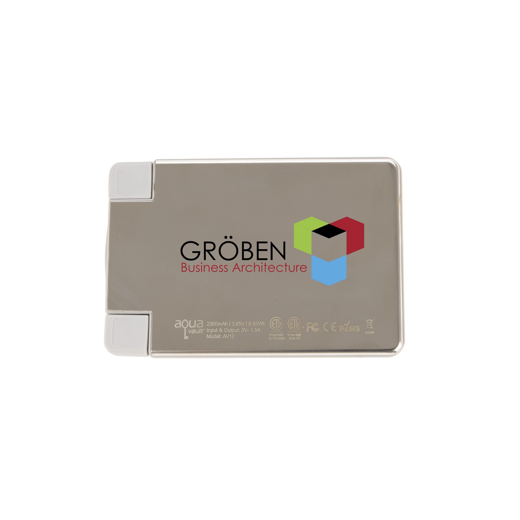 Picture of AquaVault® ChargeCard Power Bank 2,300 mAh