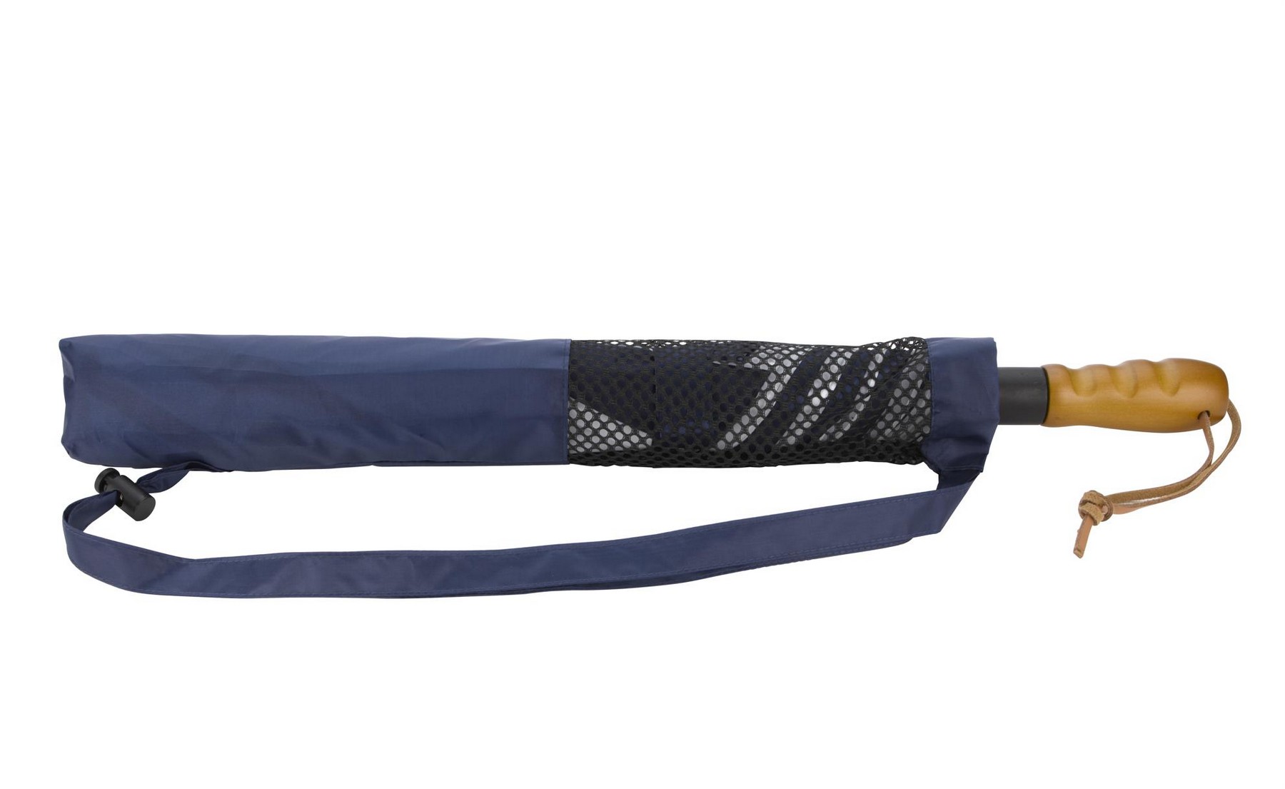 Picture of Shed Rain™ Windjammer® 58" Vented Wooden-Handled Auto-Open Jumbo Compact Umbrella