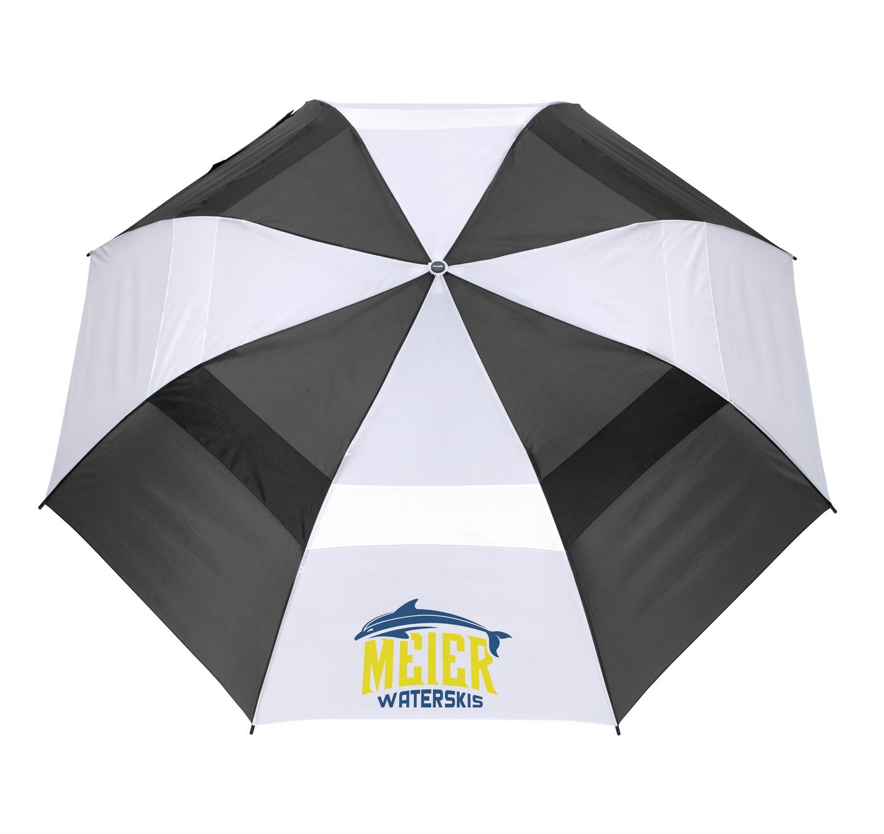 Picture of Shed Rain™ Windjammer® 58" Vented Wooden-Handled Auto-Open Jumbo Compact Umbrella