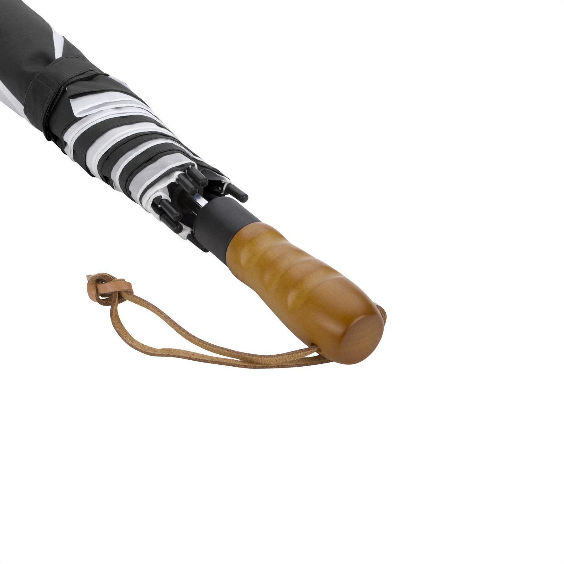 Picture of Shed Rain™ Windjammer® 58" Vented Wooden-Handled Auto-Open Jumbo Compact Umbrella