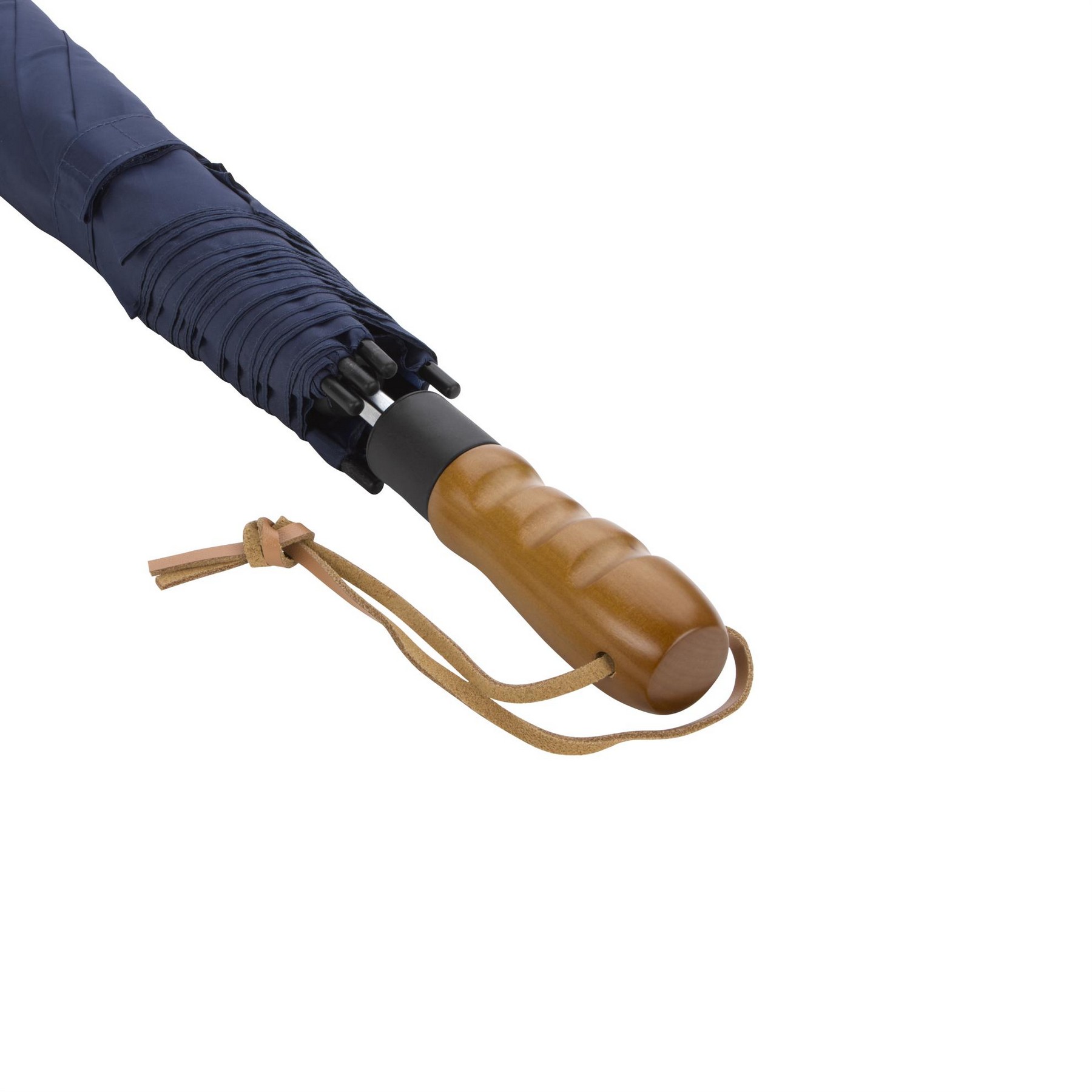 Picture of Shed Rain™ Windjammer® 58" Vented Wooden-Handled Auto-Open Jumbo Compact Umbrella