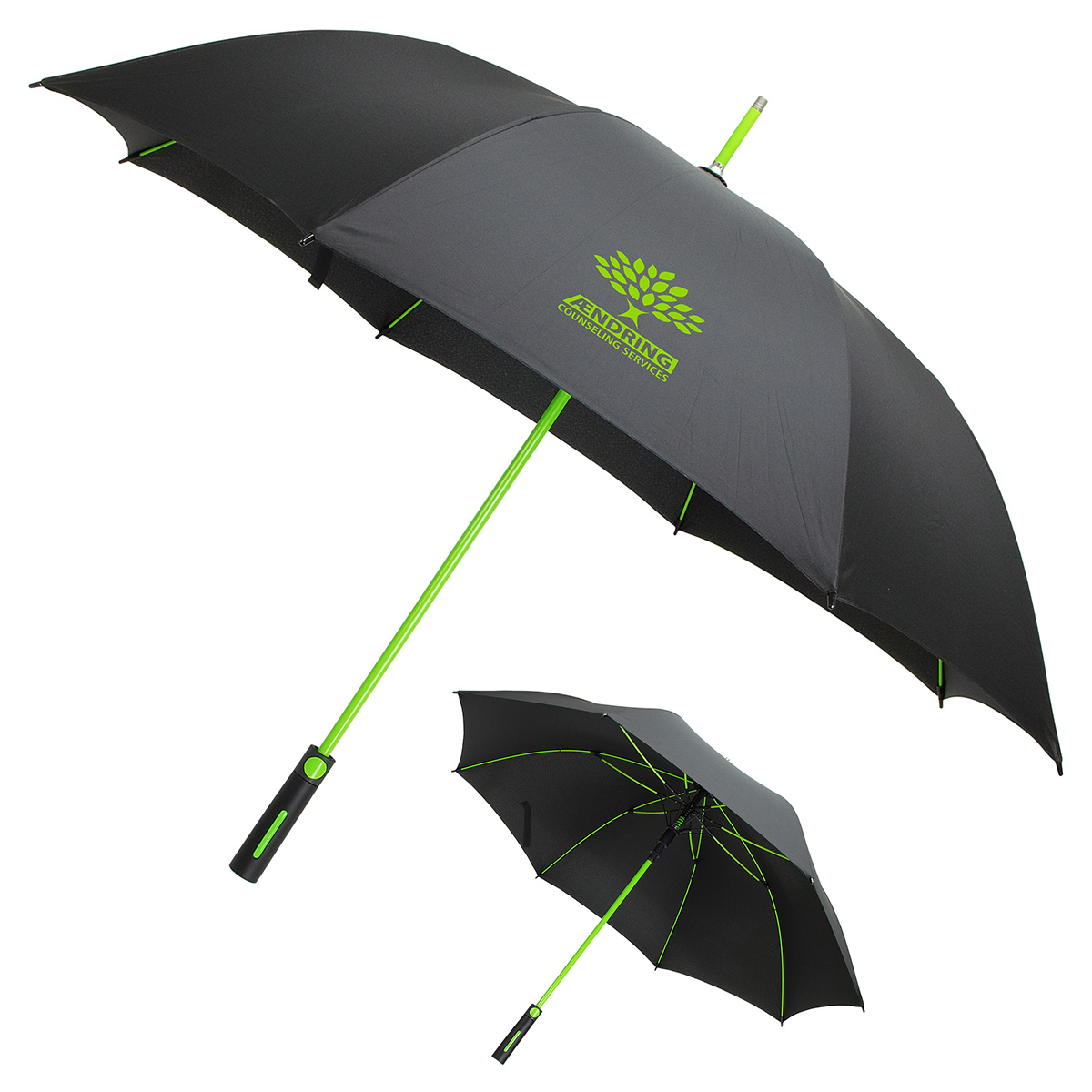 Picture of Parkside Auto-Open Umbrella with Contrasting Color Frame
