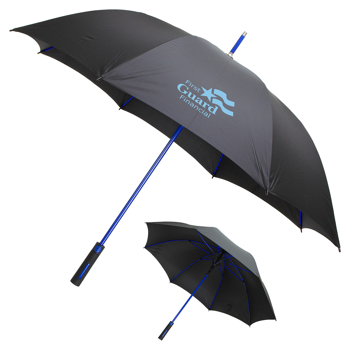 Picture of Parkside Auto-Open Umbrella with Contrasting Color Frame