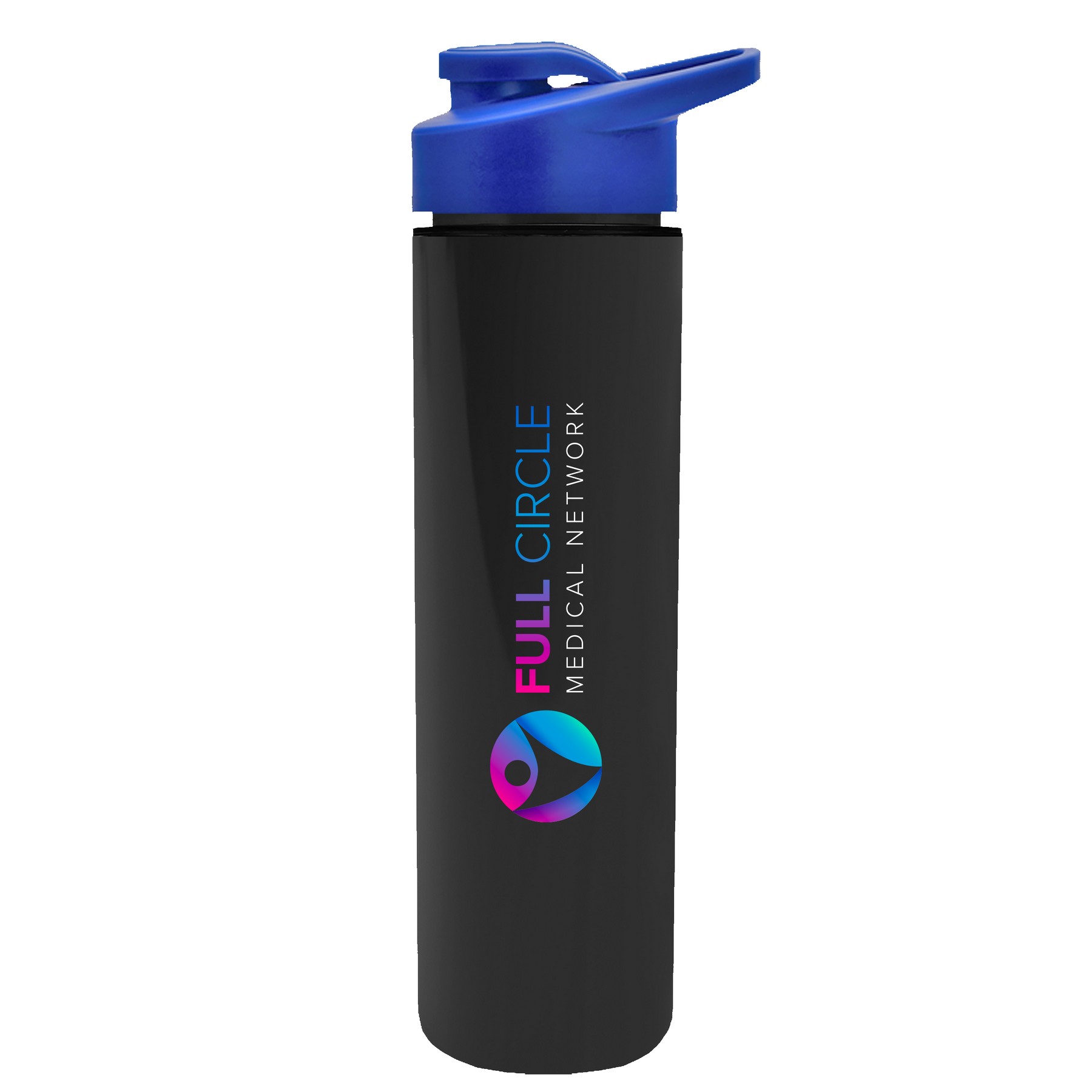 Picture of Garyline® Slim Double-Wall Insulated Bottle with Drink-Thru Lid - 16 oz.
