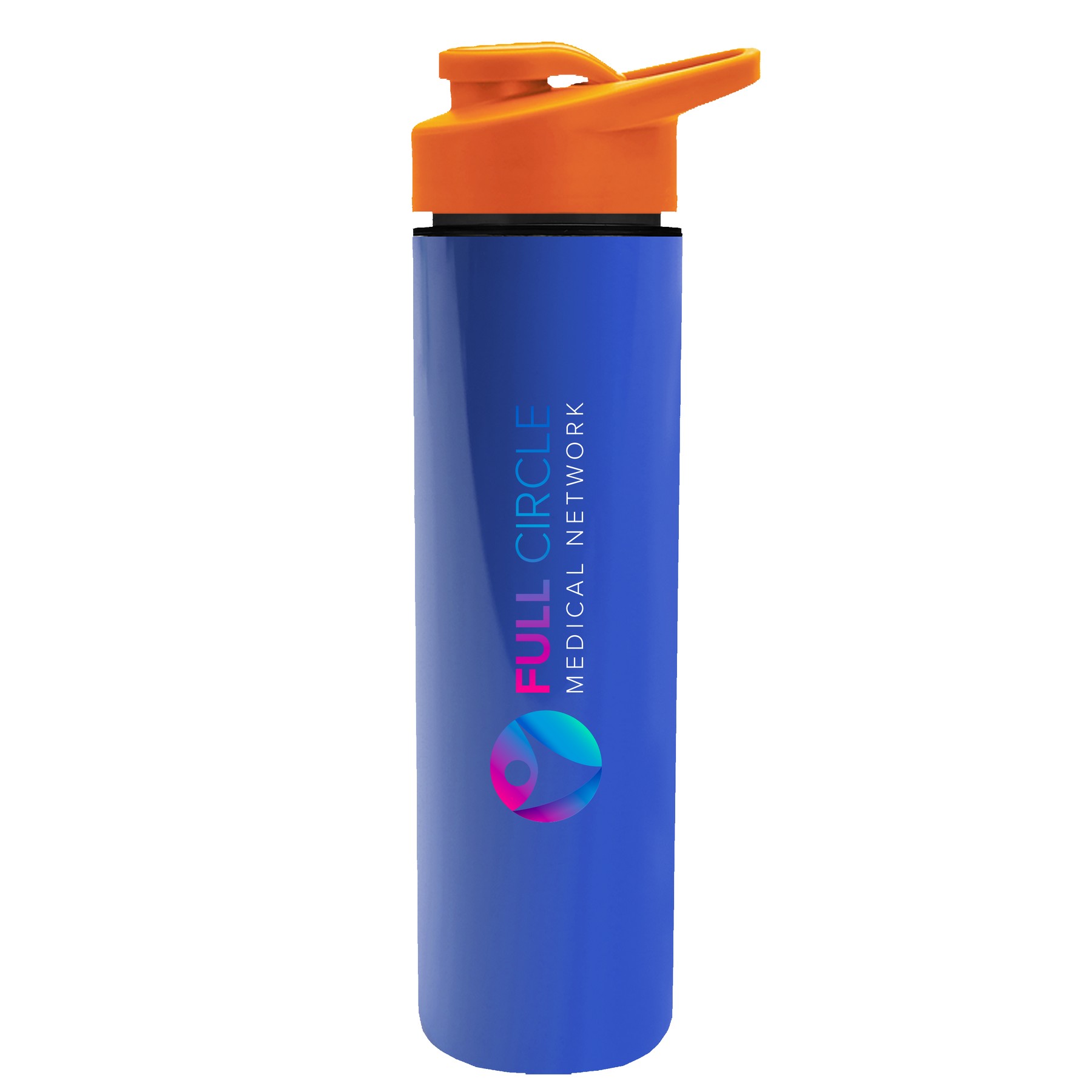 Picture of Garyline® Slim Double-Wall Insulated Bottle with Drink-Thru Lid - 16 oz.