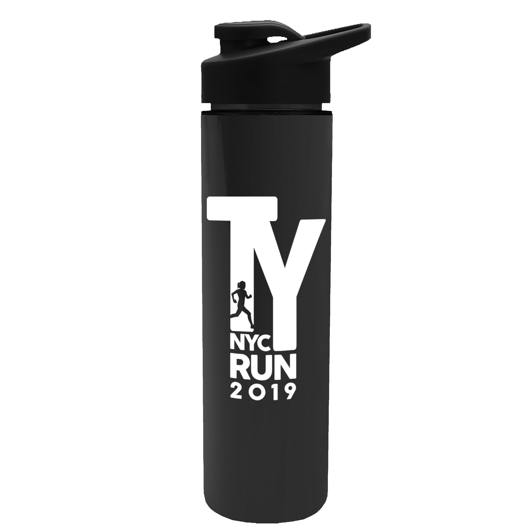 Picture of Garyline® Slim Double-Wall Insulated Bottle with Drink-Thru Lid - 16 oz.