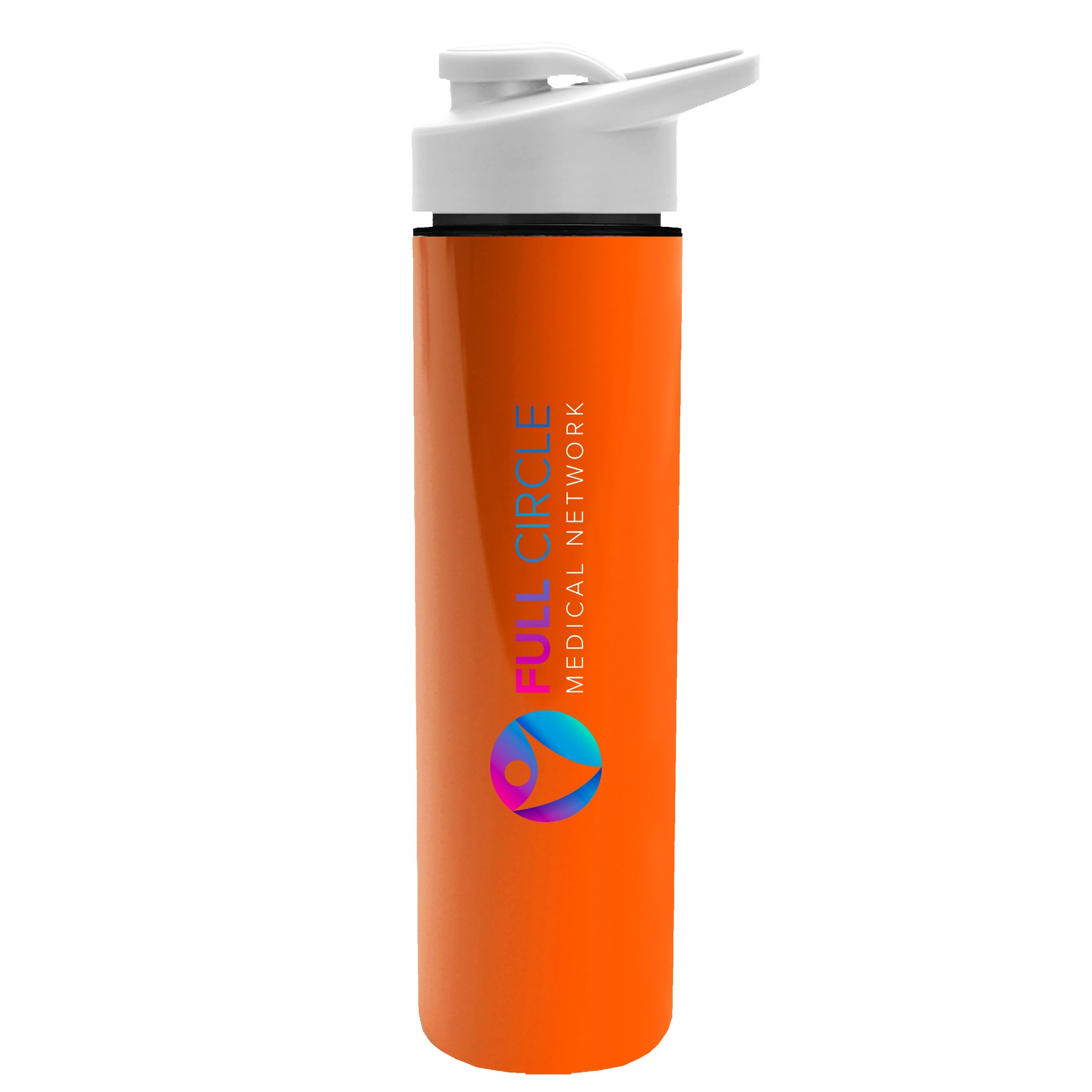 Picture of Garyline® Slim Double-Wall Insulated Bottle with Drink-Thru Lid - 16 oz.
