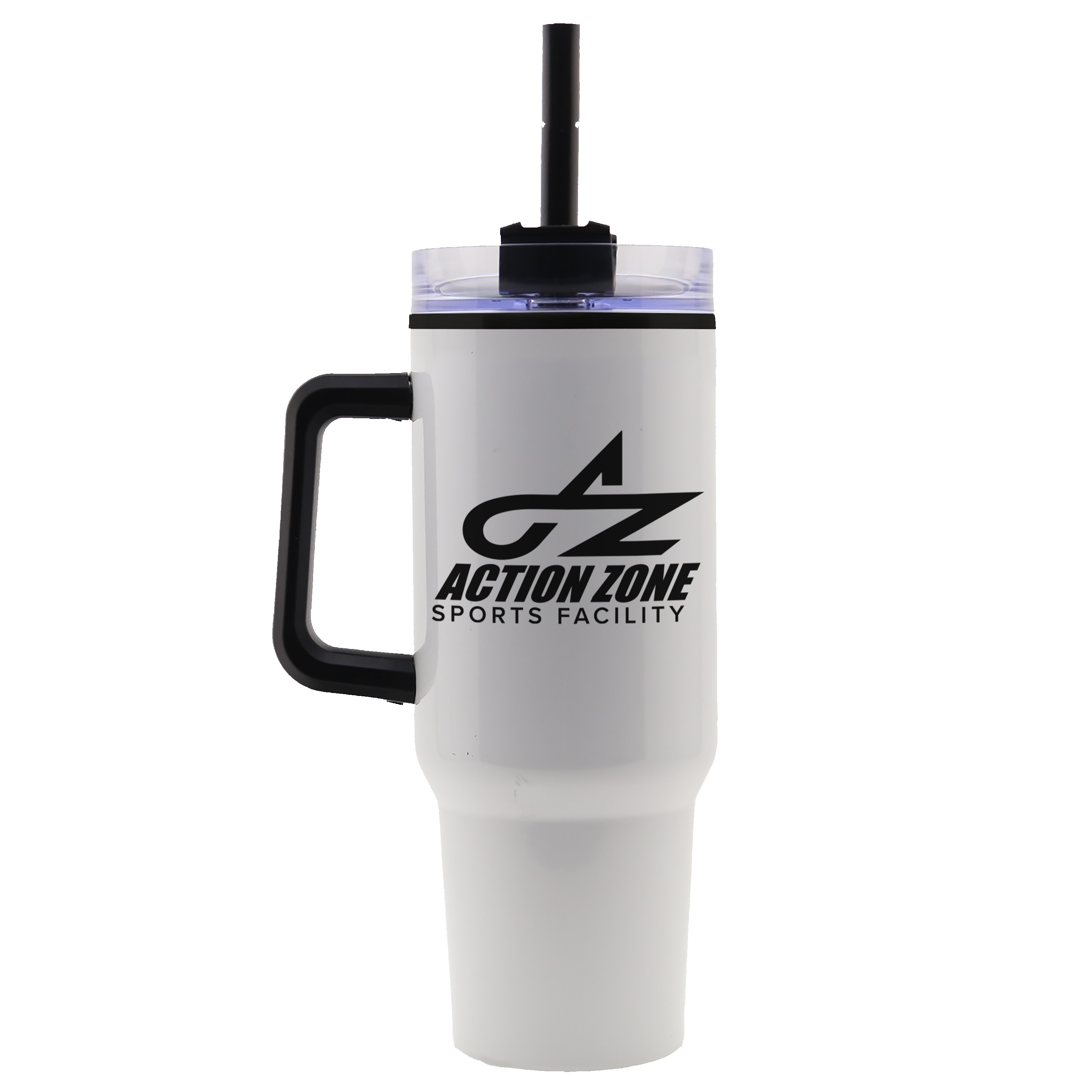 Picture of Garyline® Roam Stainless Steel Handle Mug with Straw - 40 oz.