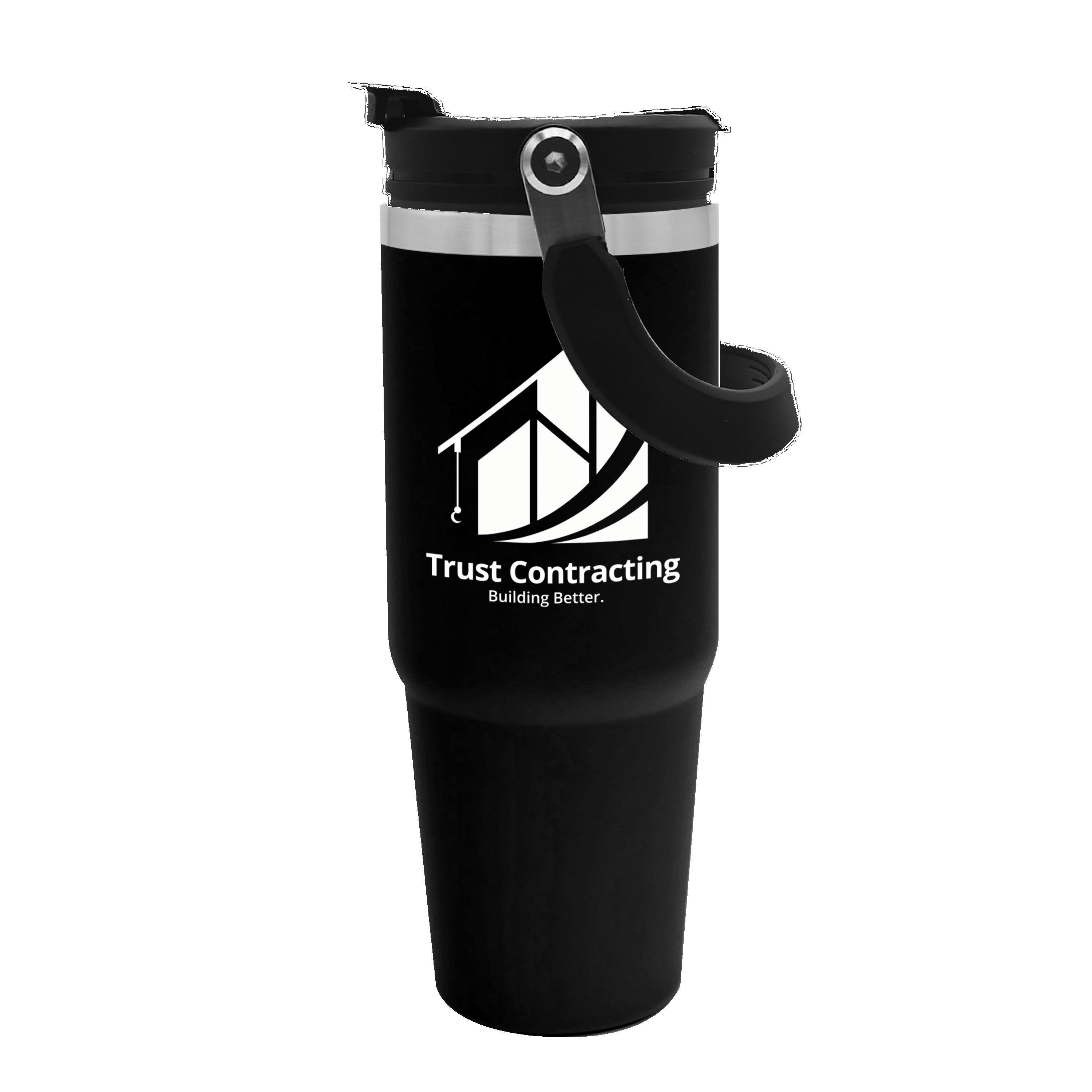 Picture of Garyline® Bravo Stainless Steel Bottle with 2-in-1 Flip-Straw Lid - 30 oz.