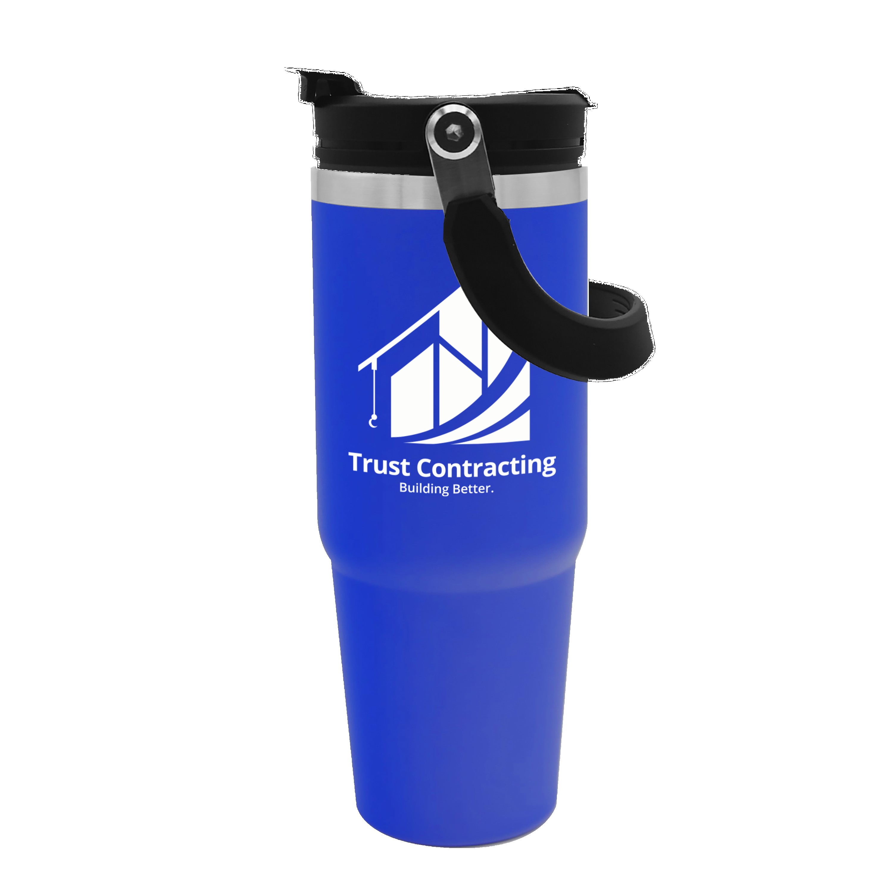 Picture of Garyline® Bravo Stainless Steel Bottle with 2-in-1 Flip-Straw Lid - 30 oz.