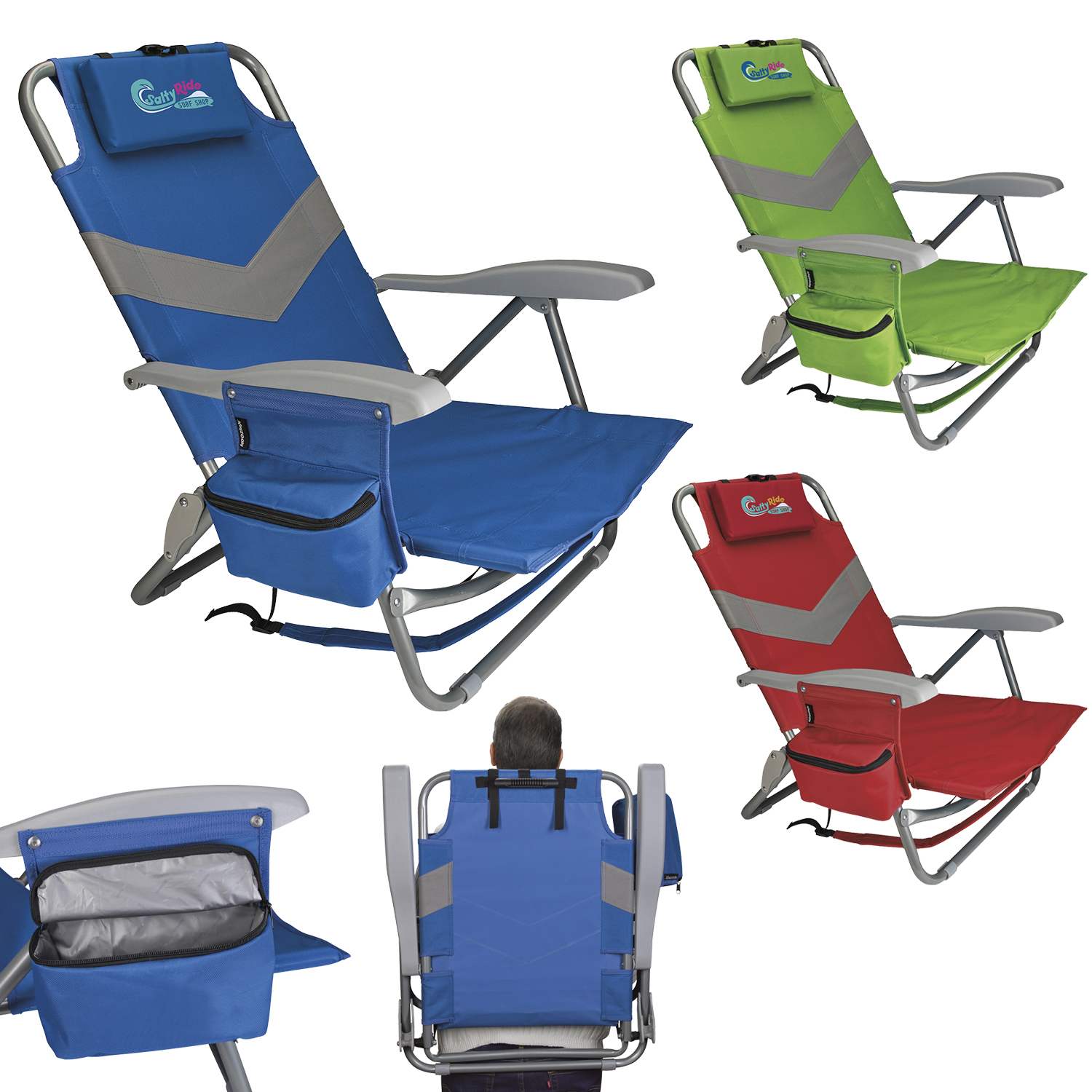 Picture of Koozie® Clearwater Beach Backpack Chair