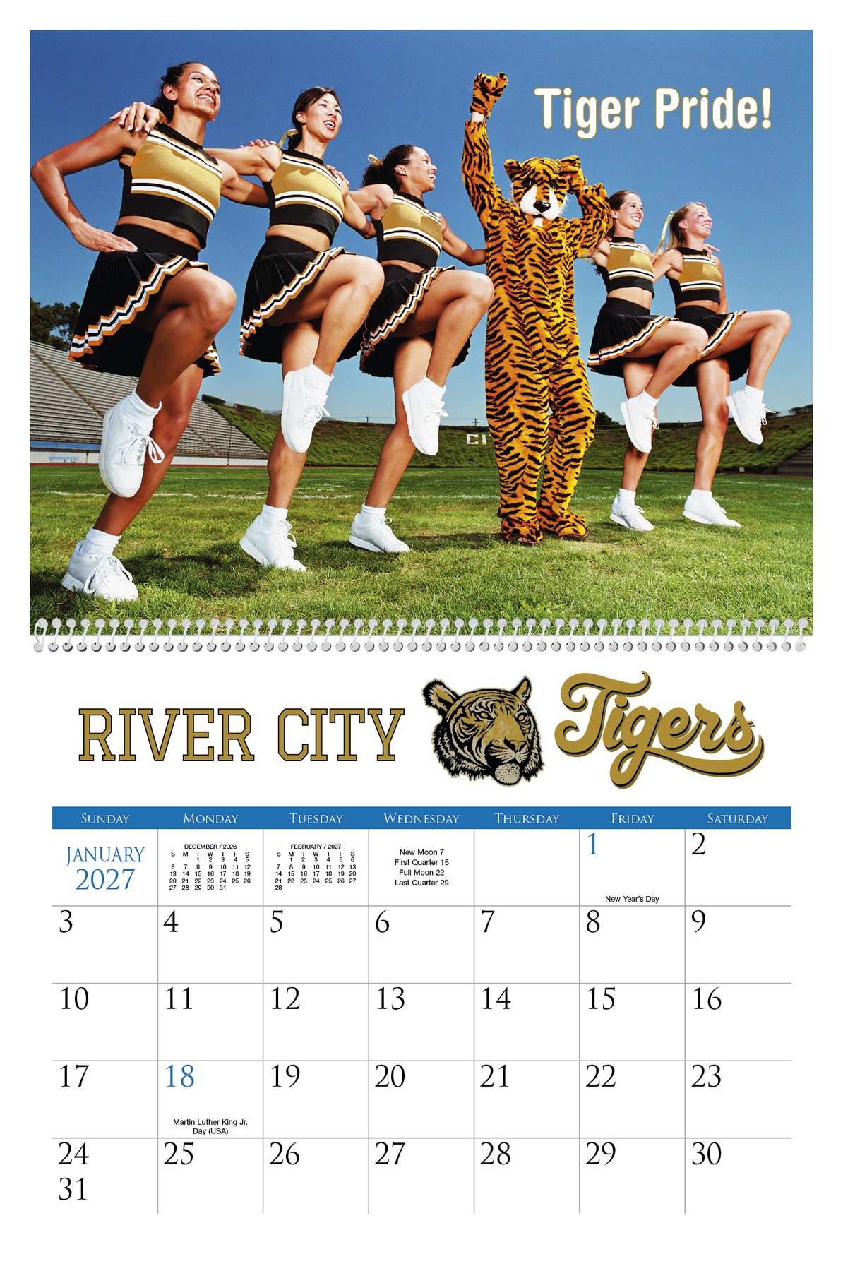 Picture of Triumph® Calendars Small Quantity Custom - Spiral Calendar