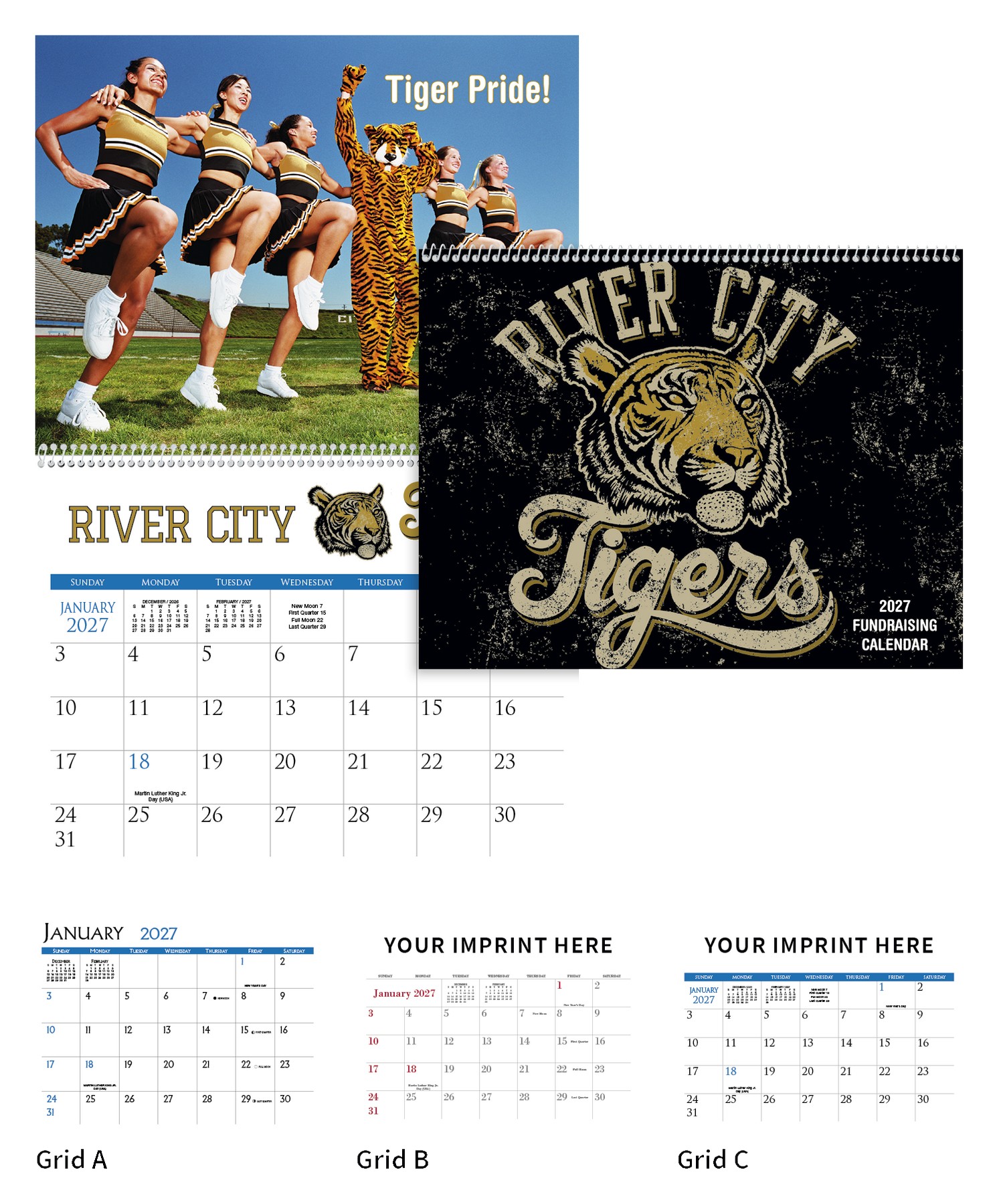 Picture of Triumph® Calendars Small Quantity Custom - Spiral Calendar