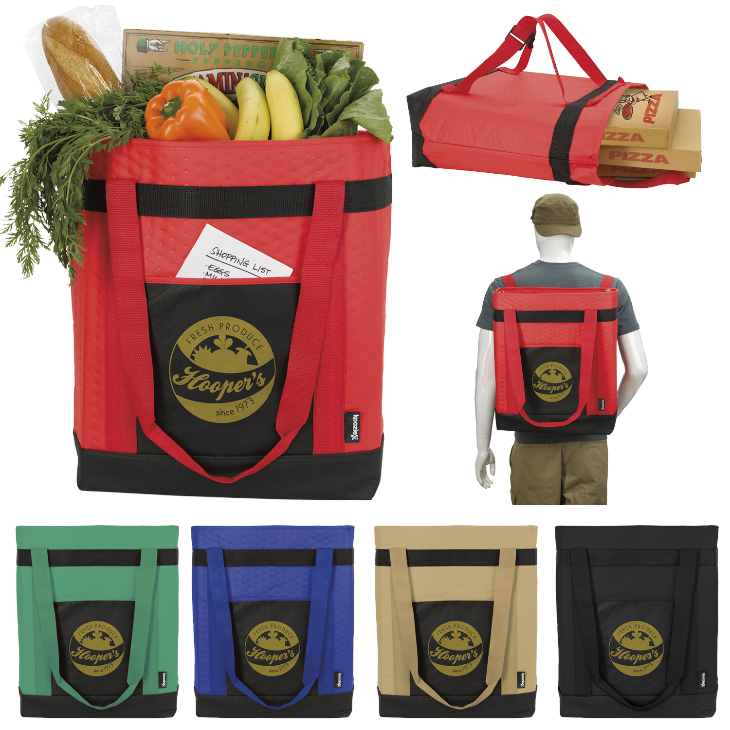 Picture of Koozie® Triple-Carry Insulated Tote-Pack Cooler