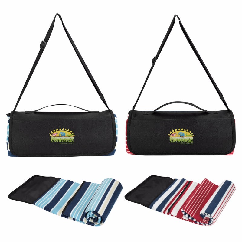 Picture of Good Value™ Shoulder Strap Picnic Blanket