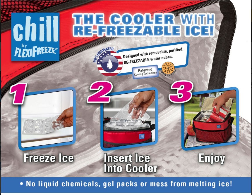 Picture of Chill by FlexiFreeze® 9-Can Cooler
