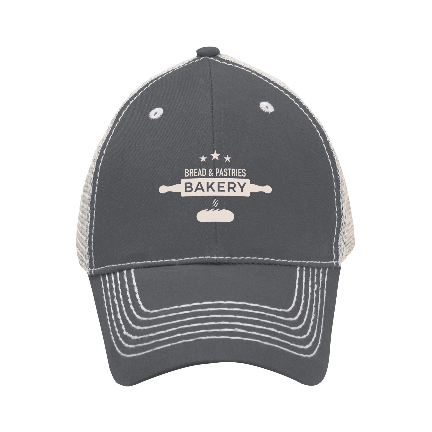 Picture of Heavy Stitch Cap With Mesh