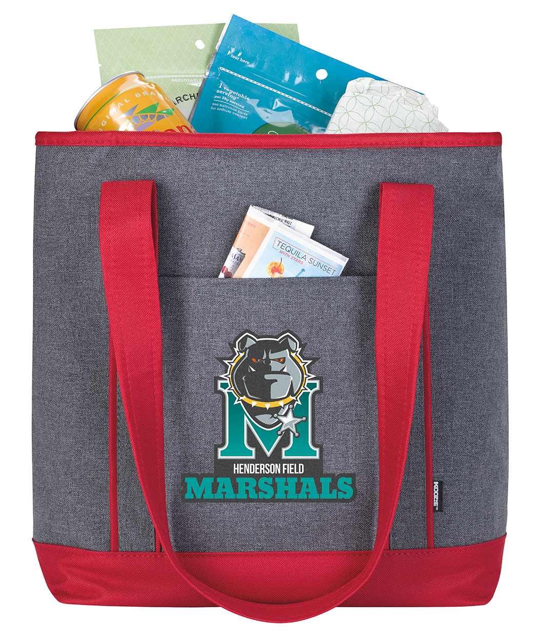 Picture of Koozie® Two-Tone Lunch-Time Cooler Tote