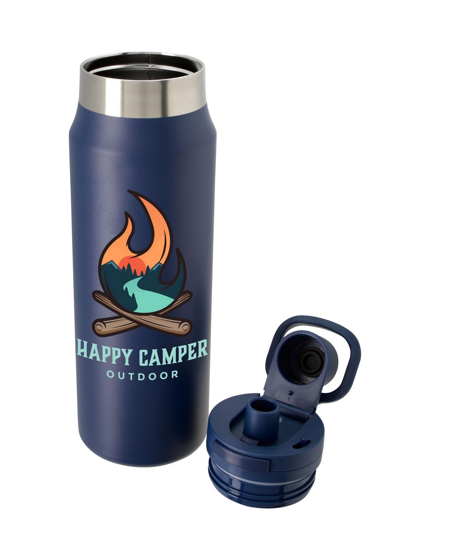 Picture of The Viking Collection® Recycled Stainless Steel Ramble Bottle - 25 oz.