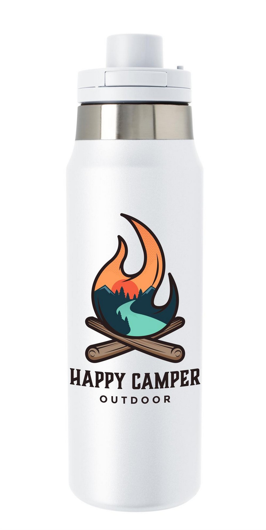Picture of The Viking Collection® Recycled Stainless Steel Ramble Bottle - 25 oz.