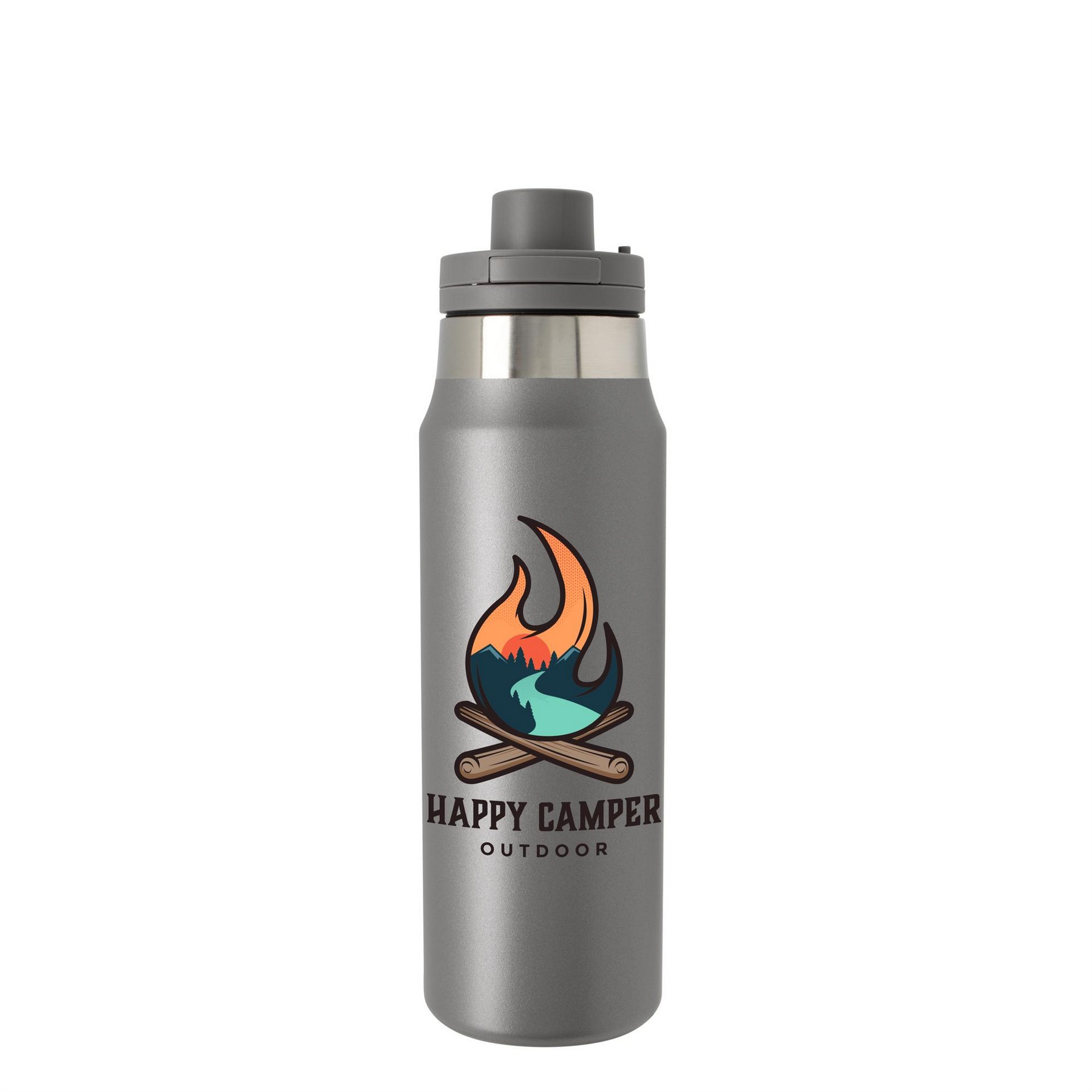 Picture of The Viking Collection® Recycled Stainless Steel Ramble Bottle - 25 oz.