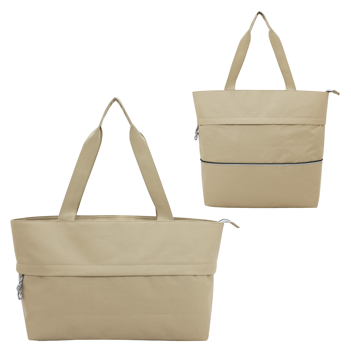 Picture of Rio Extendable Polyester Zippered Tote
