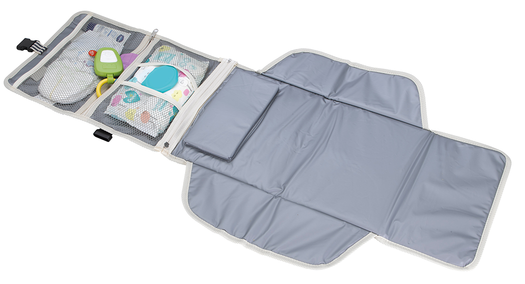 Picture of Atchison® Stripe?Diaper Changing Travel Pouch/Mat