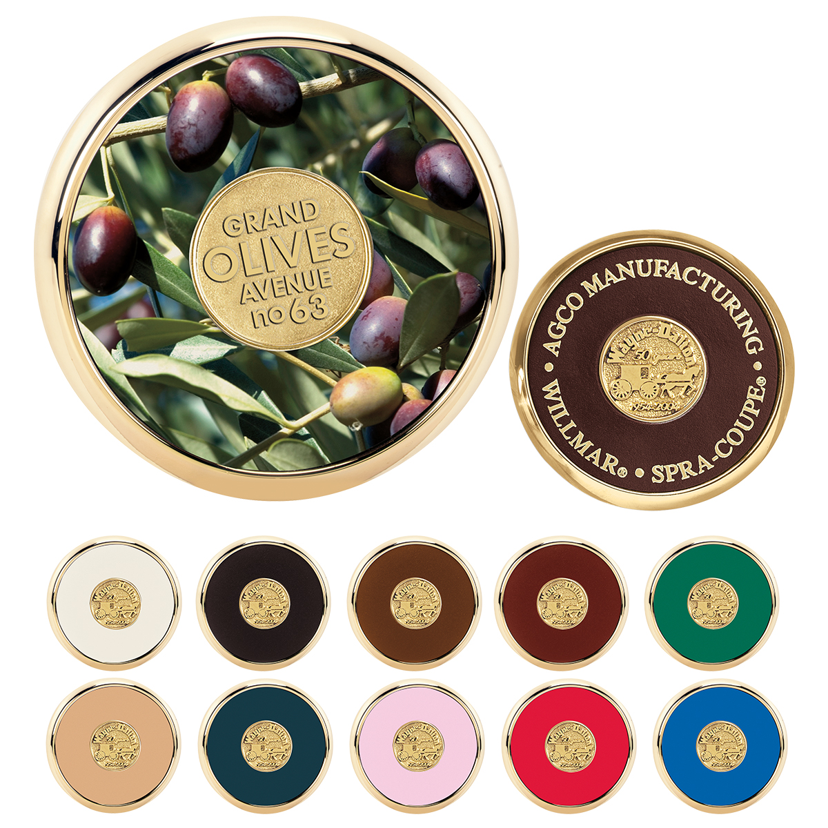 Picture of JAFFA® Round Brass Coaster