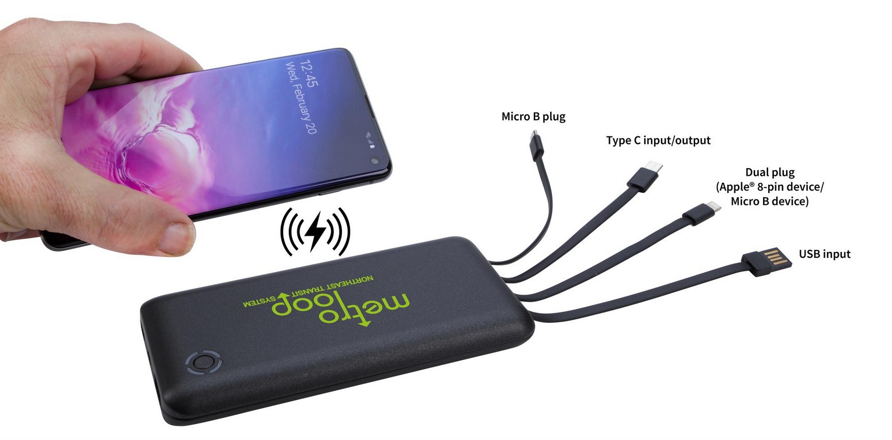 Picture of Charge Wave Wireless Power Bank 10,000 mAh