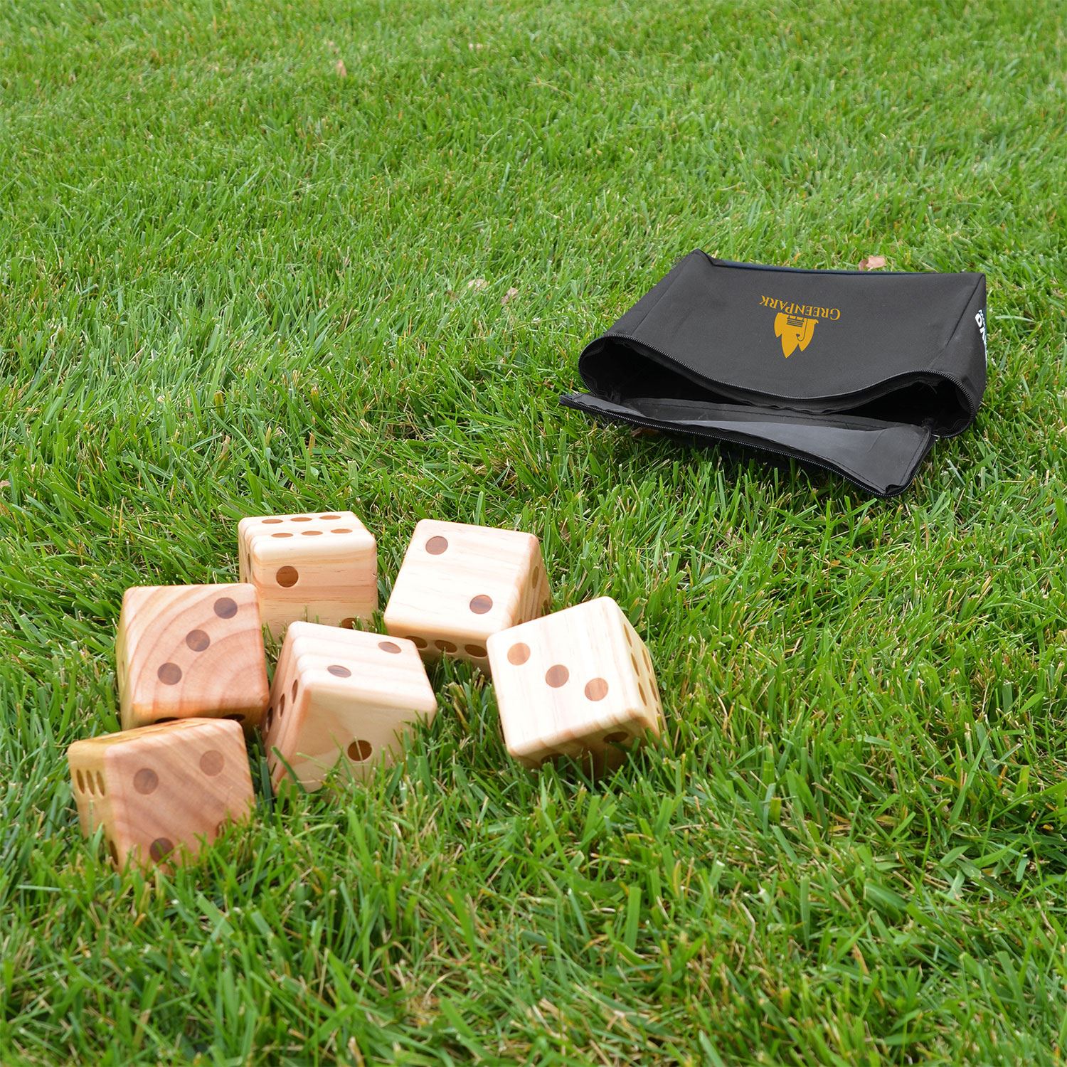 Picture of Oversize Wooden Yard Dice Game