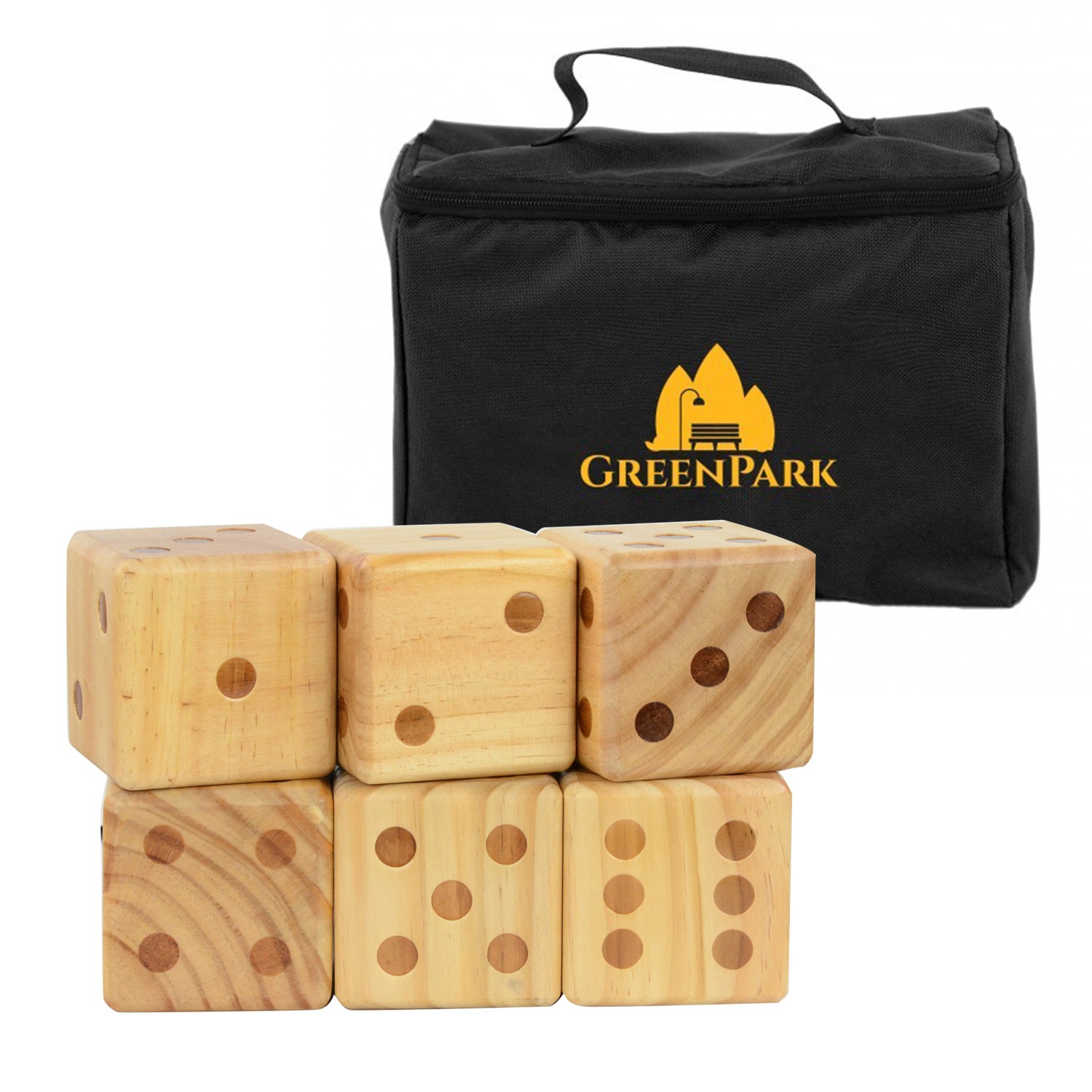 Picture of Oversize Wooden Yard Dice Game