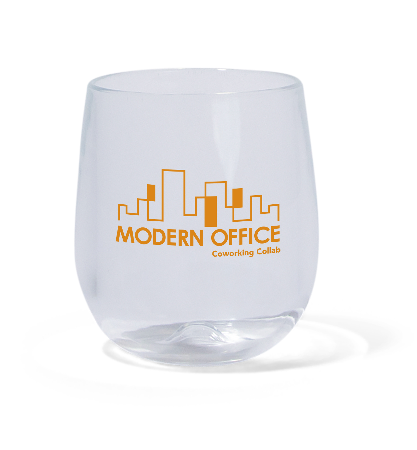 Picture of Silipint® Clear Stemless Wine Glass - 12 oz.