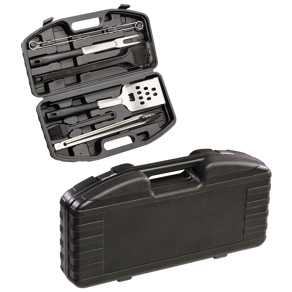 Picture of Highland 9-Piece Stainless Steel BBQ Set with Hardshell Case
