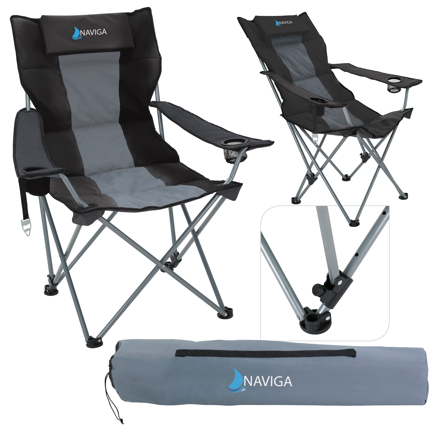 Picture of Premium Stripe Reclining Chair