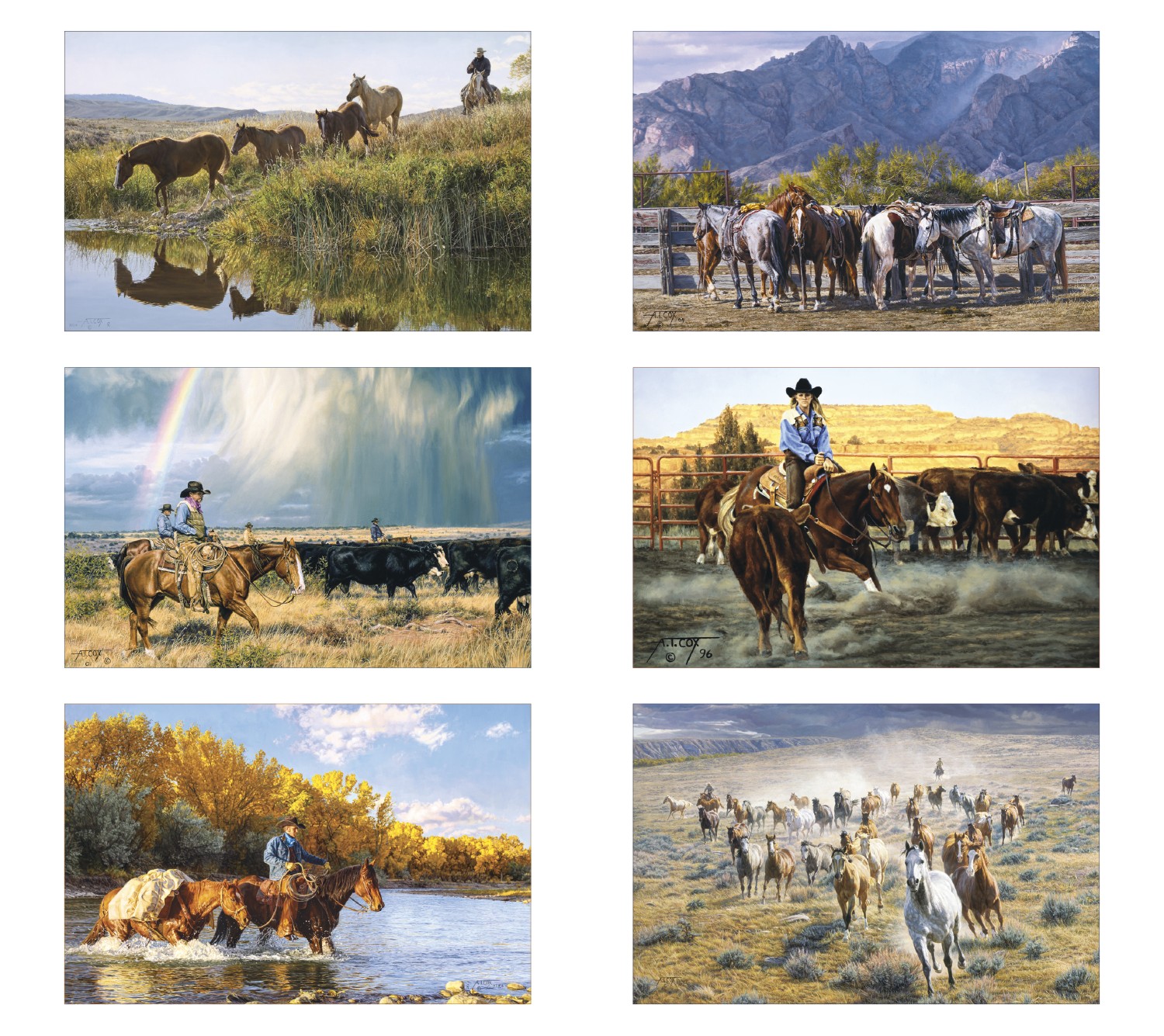 Picture of Triumph® Calendars American West by Tim Cox Calendar