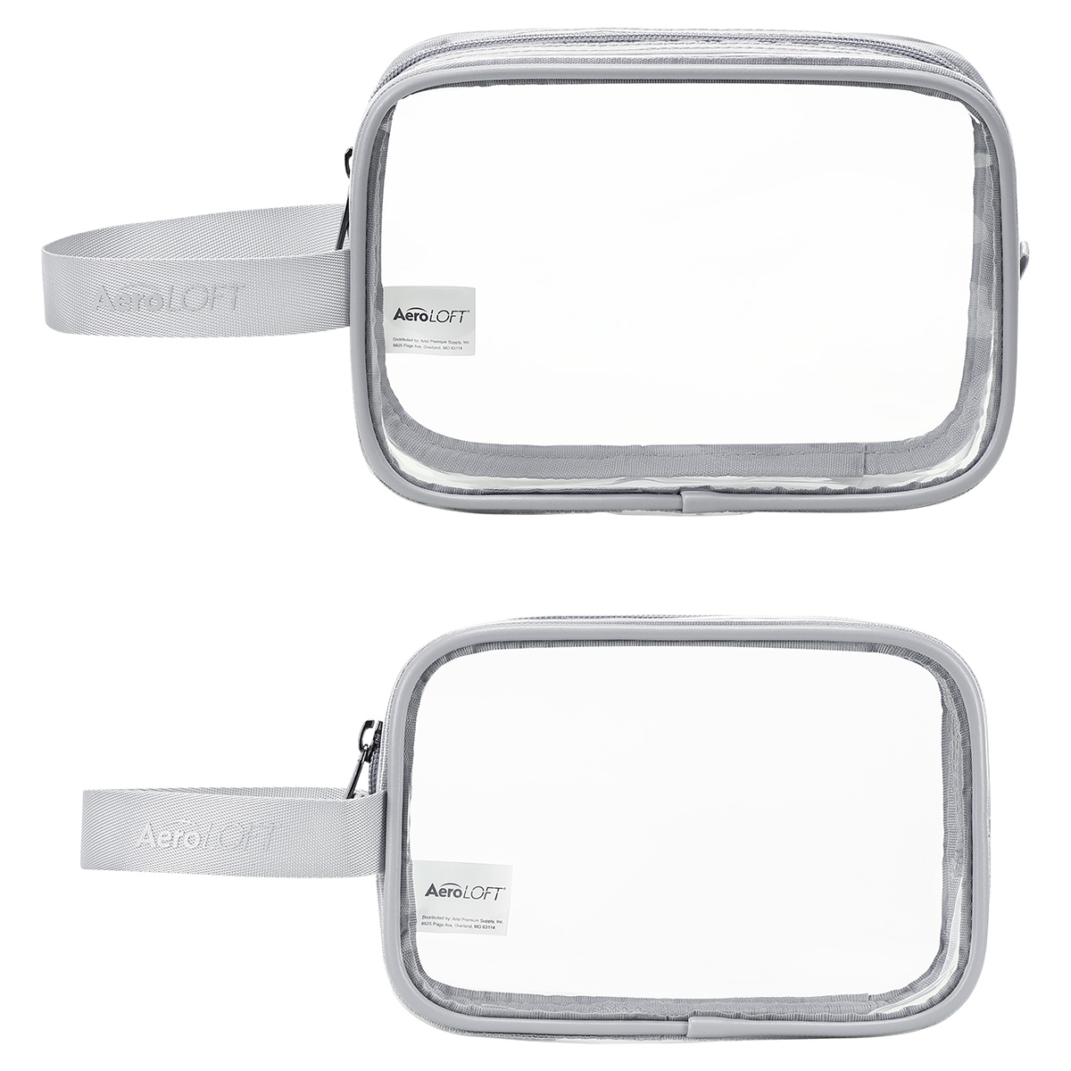 Picture of AeroLOFT® Clear View 2 pc Travel Toiletry Bags