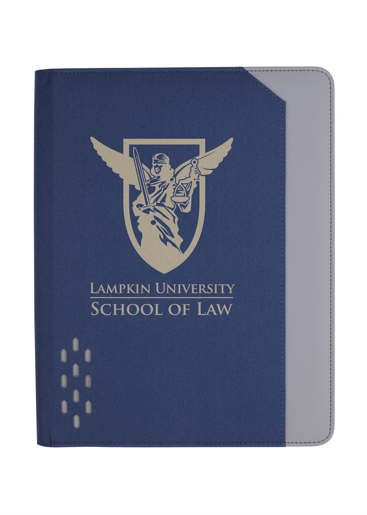 Picture of Souvenir® Armor Zippered Padfolio with Armor Pen