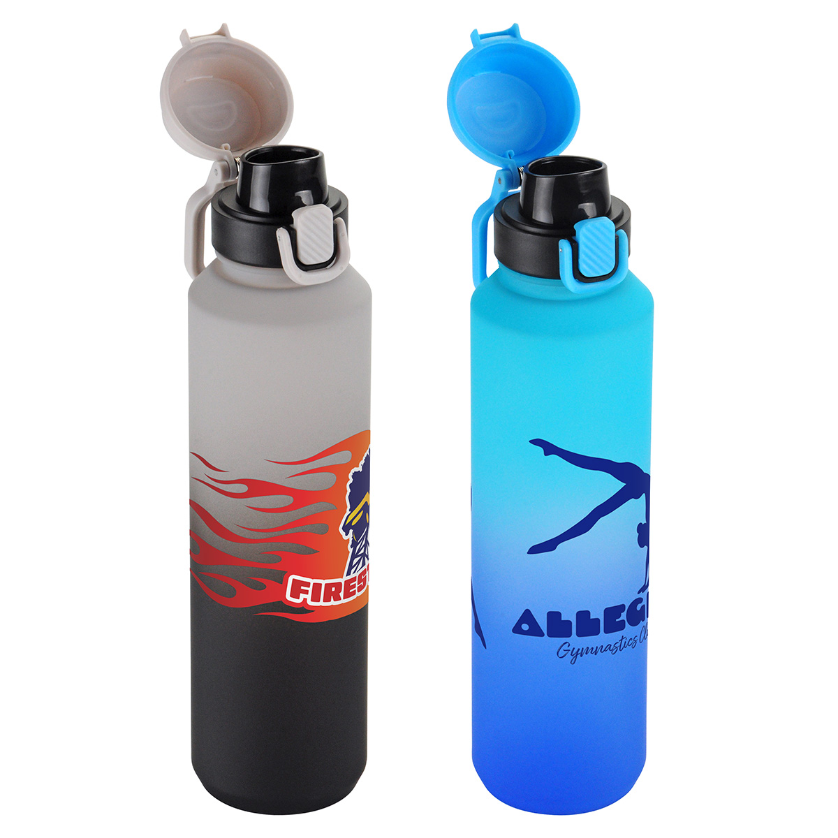 Picture of Chroma 27 oz Tritan® Bottle with Snap-Top Lid & Carabiner