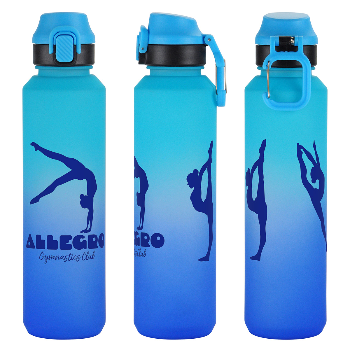 Picture of Chroma 27 oz Tritan® Bottle with Snap-Top Lid & Carabiner