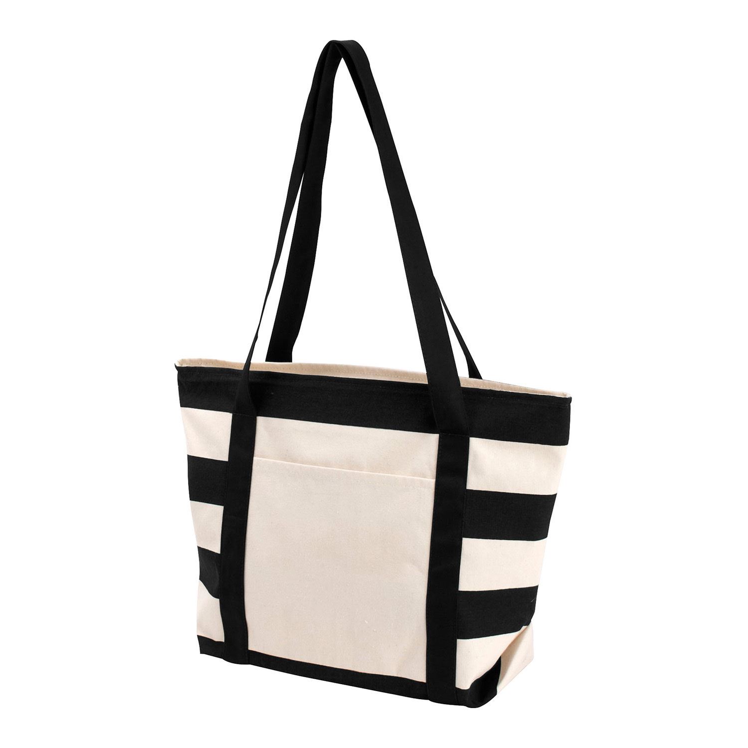 Picture of Striped Accent Boat Bag