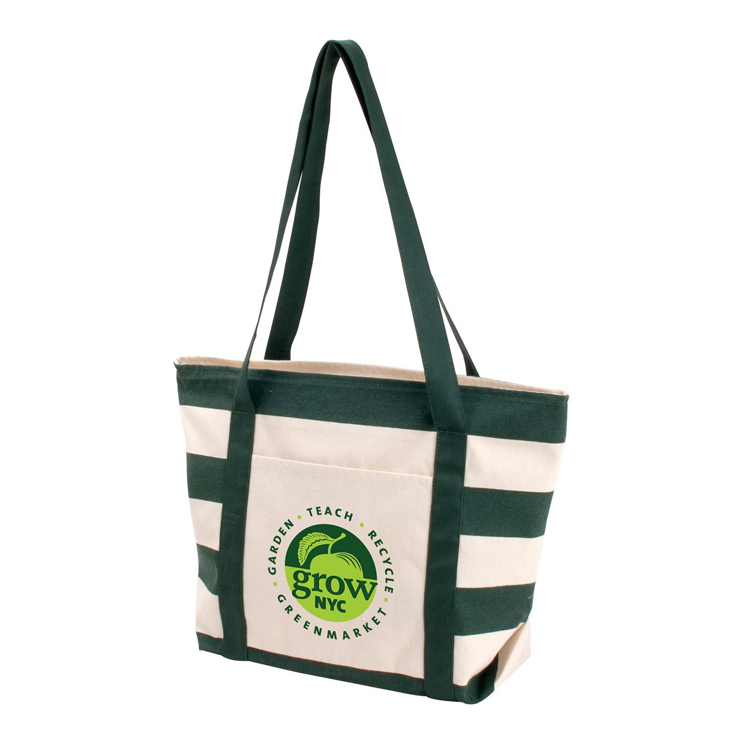 Picture of Striped Accent Boat Bag