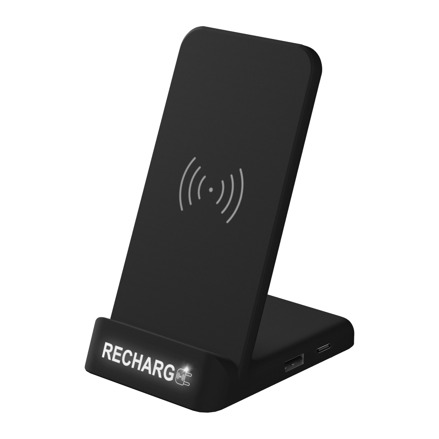 Picture of 5W Wireless Charging Station with Light-Up Logo