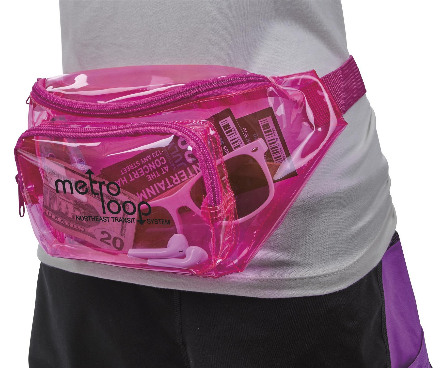 Picture of Good Value™ Translucent Color Fanny Pack